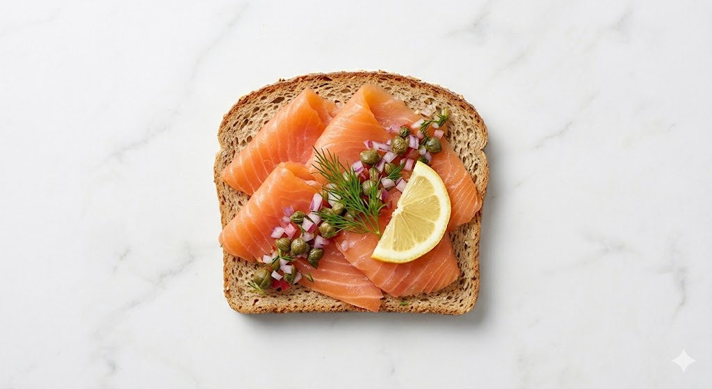 GRAVLAX / SALMON RIMME SALSA AL ZORRO